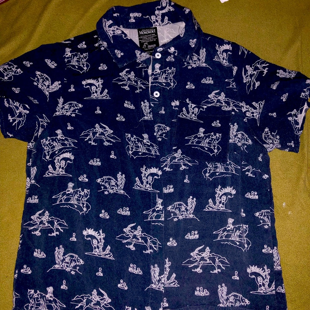 Princess Mononoke shirt / studio ghibli